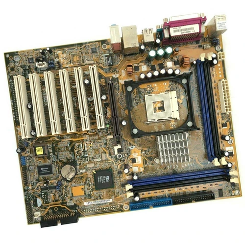 Motherboard - Socket 478 with Attachments